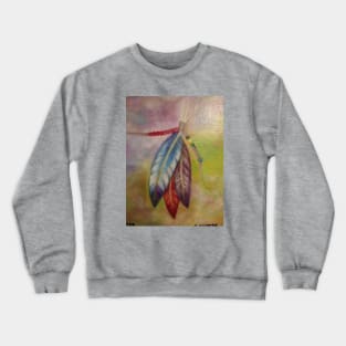 Native American Feathers Crewneck Sweatshirt